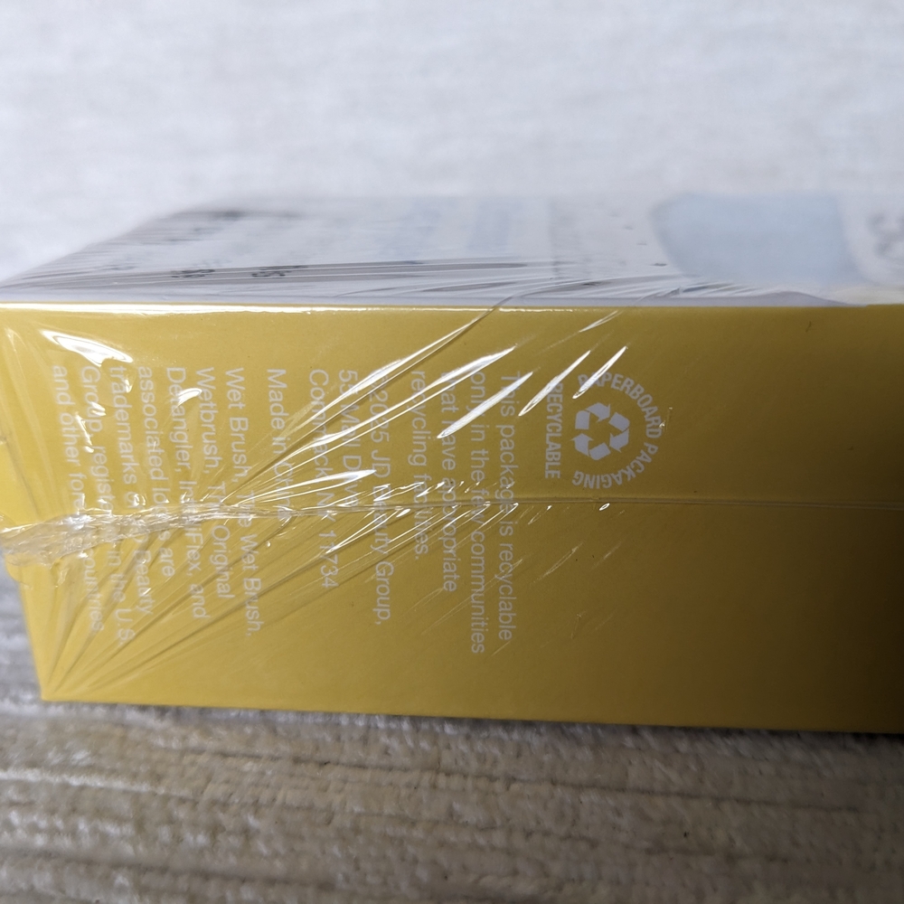 Wet Brush Limited Edition Original Detangler Coastal Charm Golden Gingham New - Picture 9 of 9